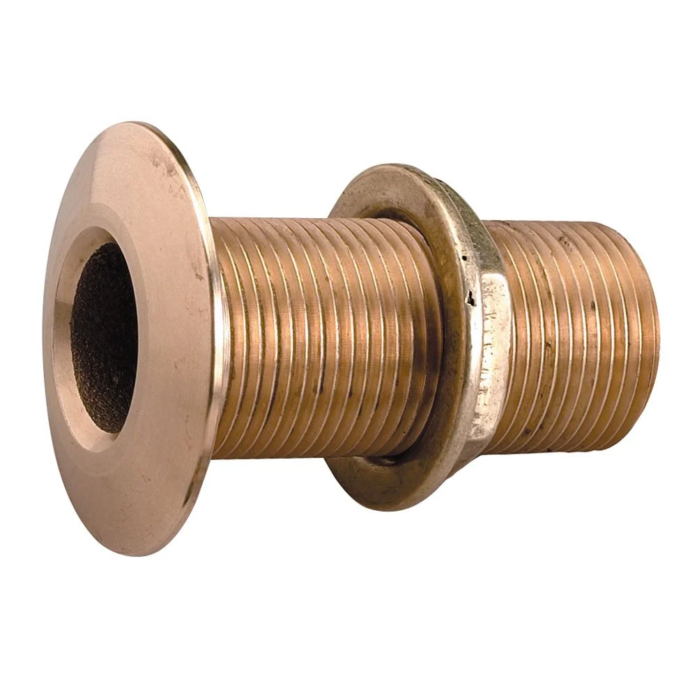 Perko 1/2" Thru-Hull Fitting w/Pipe Thread Bronze MADE IN  THE USA
