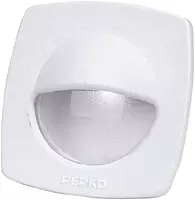 Perko 1074DP2WHT LED Utility Light with Snap-On Front Cover for 1.75" Diameter Hole - White Polymer