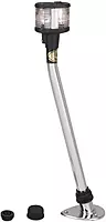 Perko 1125DP4CHR 12V Plug-In Mount Combination Masthead/White All-Round Light - 35-7/8" Height