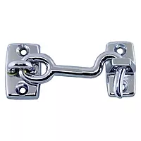 Perko 1199DP3CHR Cabin Door Hook - 3" Chrome Plated Zinc
