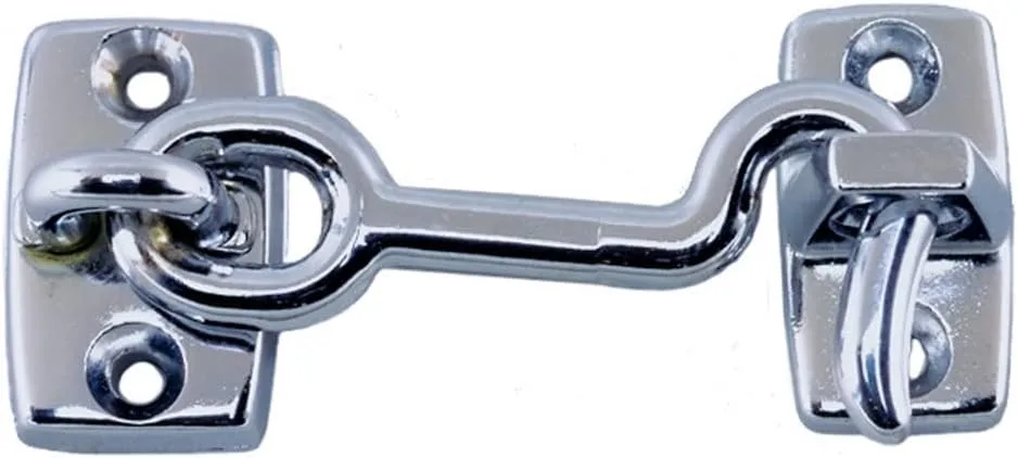 Perko 1199DP3CHR Cabin Door Hook - 3" Chrome Plated Zinc