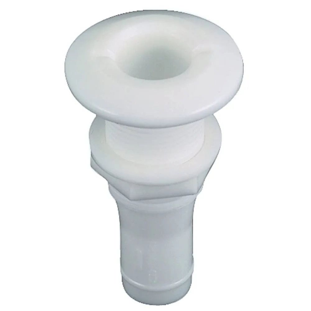Perko Thru-Hull Connections - 1/2" White Plastic