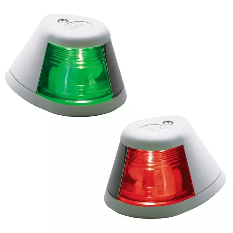 Perko 12V Side Lights - Pair - Horizontal Mount - White