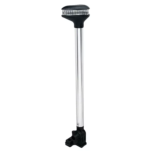 Perko 1639DP0CHR 12V LED Stealth Series Fold Down White All-Round Light - Vertical Mount
