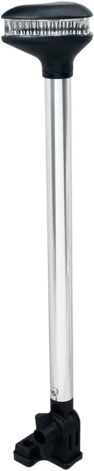 Perko 1639DP0CHR 12V LED Stealth Series Fold Down White All-Round Light - Vertical Mount