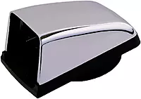 PERKO 1312DP0CHR Chromalex Cowl Vent - 3" Duct - Chrome Plated Zinc