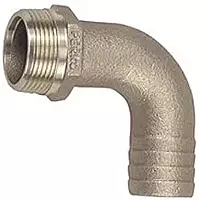 Perko 3/4" Pipe To Hose Adapter 90 Degree Bronze MADE IN THE USA
