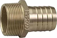 Perko 3/4" Pipe to Hose Adapter Straight Bronze Made in The USA