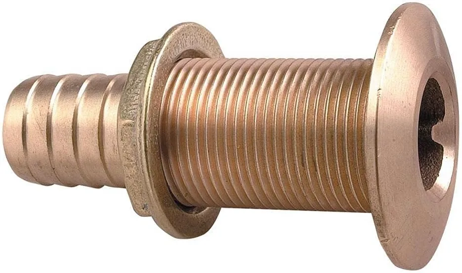 Perko 5/8" Thru-Hull Fitting f/ Hose Bronze MADE IN THE USA