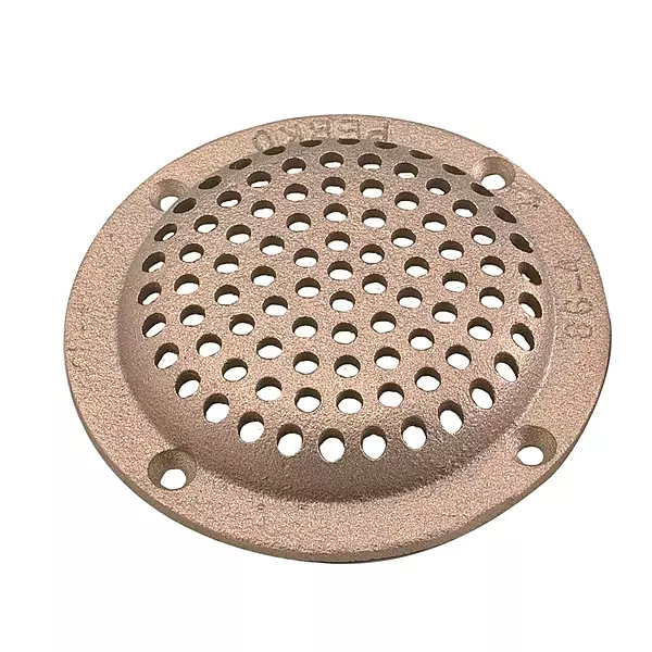 Perko 0086DP4PLB 4" Round Bronze Strainer MADE IN THE USA