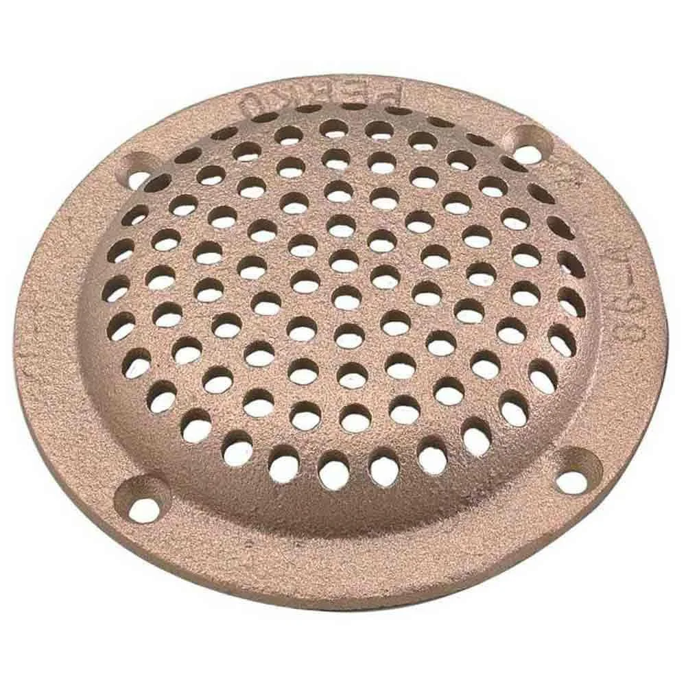 Perko 6" Round Bronze Strainer Made in The USA