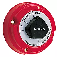 Perko 8501DP Medium Duty Battery Selector Switch - 250A Continuous (Red)