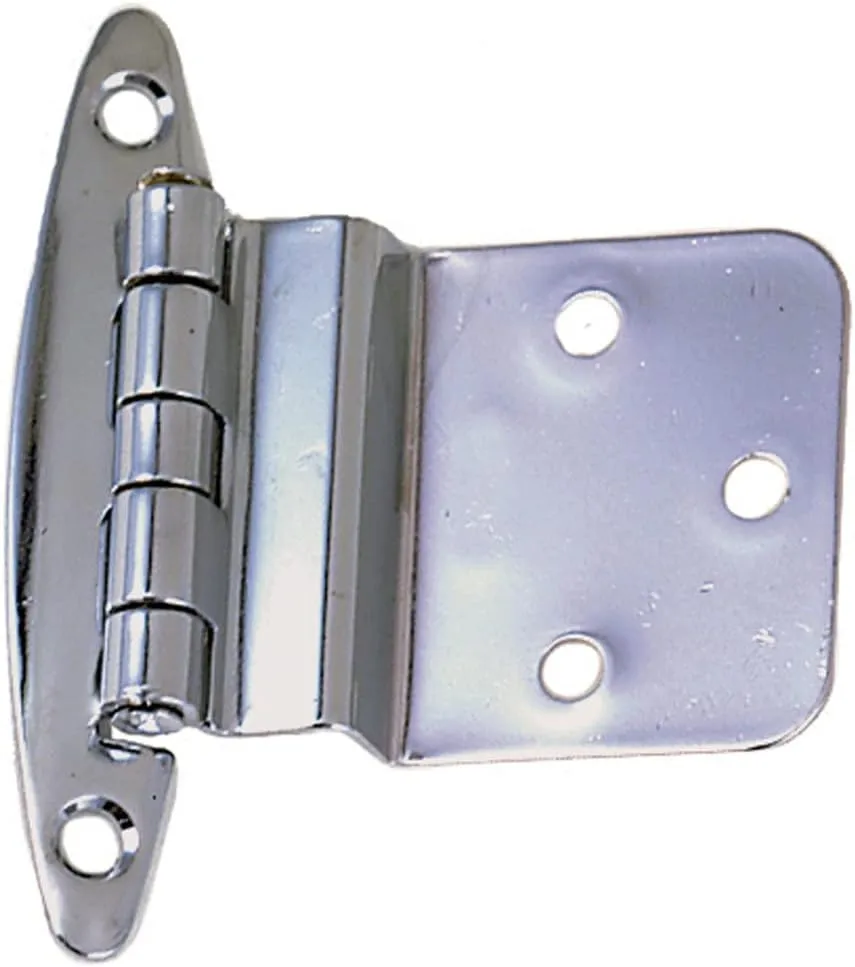 Perko Chrome Plated Brass 3/8" Inset Hinges