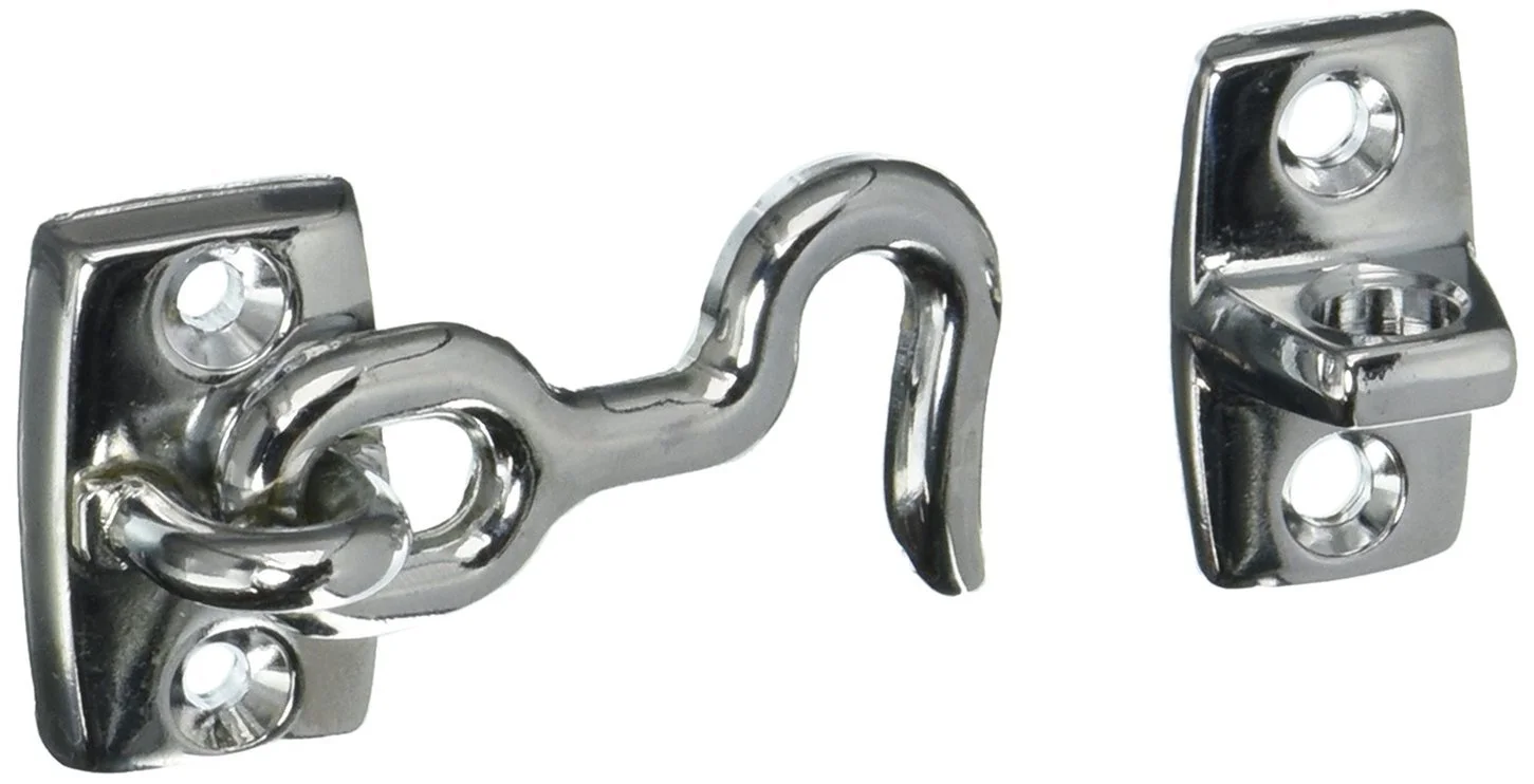 Perko Chrome Plated Zinc Cabin Door Hook - 1-3/4"