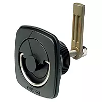 Perko 1082DP3BLK Flush Mount Latch - 1-1/16" to 2-9/16" Cam, Black