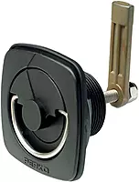 Perko 1082DP3BLK Flush Mount Latch - 1-1/16" to 2-9/16" Cam, Black