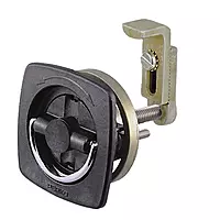 Perko Flush Latch - Non-Locking - 2.5" x 2.5" w/Offset Adjustable Cam Bar