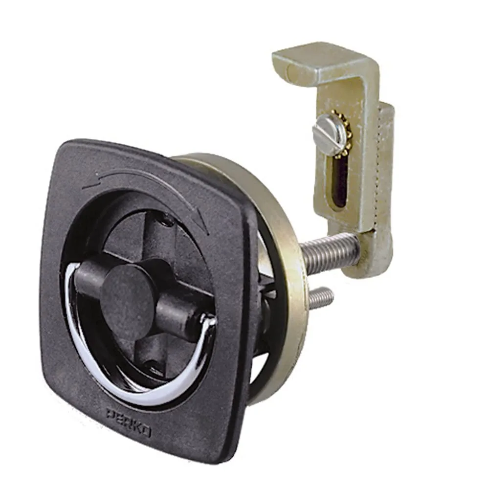 Perko Flush Latch - Non-Locking - 2.5" x 2.5" w/Offset Adjustable Cam Bar