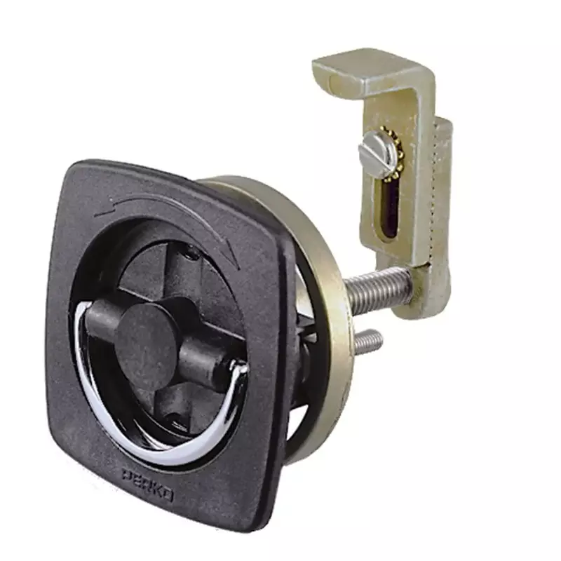 Perko Flush Latch - Non-Locking - 2.5" x 2.5" w/Offset Adjustable Cam Bar