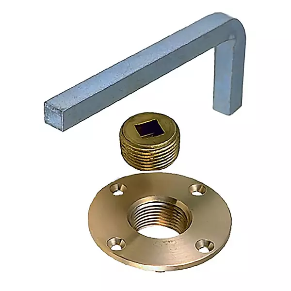 Perko Garboard Drain Plus w/Steel Wrench