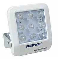 Perko 1643050F0W Lightship 50 High Performance LED Floodlight - 7,500 Lumens, White