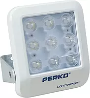 Perko 1643050F0W Lightship 50 High Performance LED Floodlight - 7,500 Lumens, White