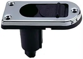 Perko Locking Collar Pole Light Mounting Base - 2 Pin - Chrome
