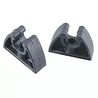 Perko 3/4" x 2-1/4" x 1-5/8" Plastic Pole Storage Clips