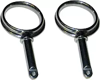 Perko Round Type Rowlock Horns - Plain Zinc