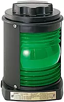 Perko Side Light - Black Plastic, Green Lens