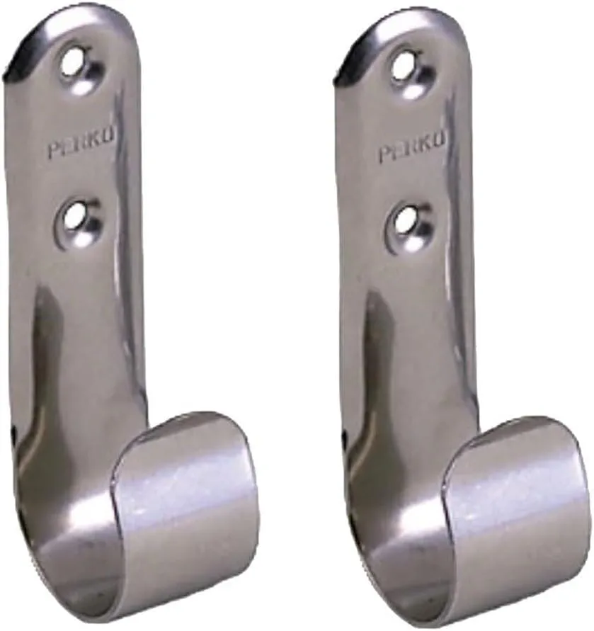 Perko Stainless Steel Boat Hook Holders - Pair