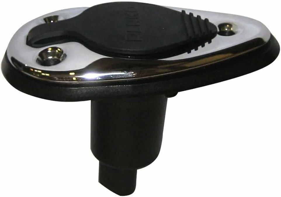 Perko Threaded Collar Pole Light Mounting Base - 2 Pin - Stainless Steel