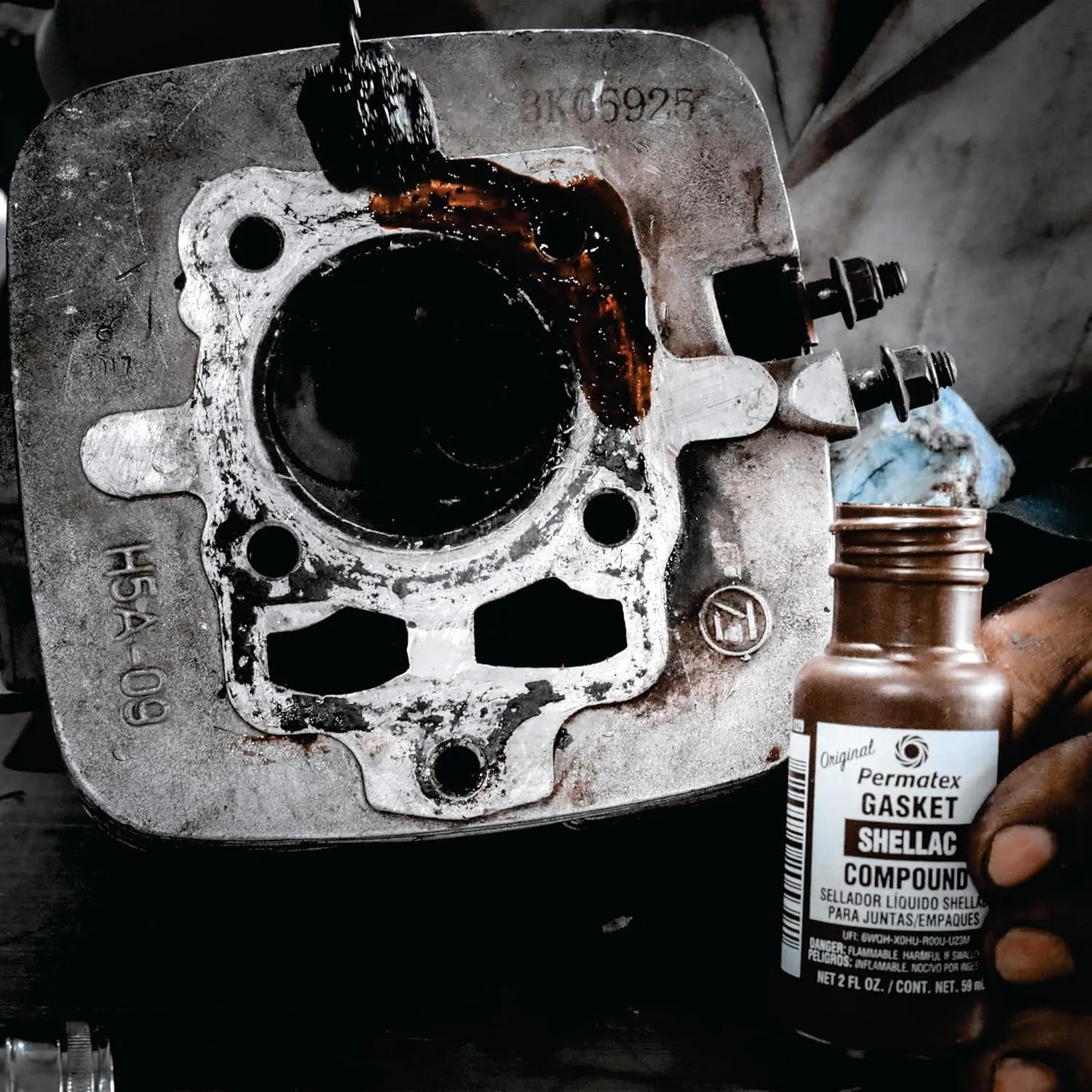 Permatex 20539 Indian Head Gasket Shellac Compound, 2 oz. 2 Ounce