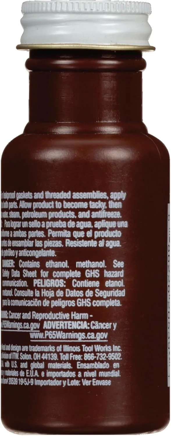 Permatex 20539 Indian Head Gasket Shellac Compound, 2 oz. 2 Ounce