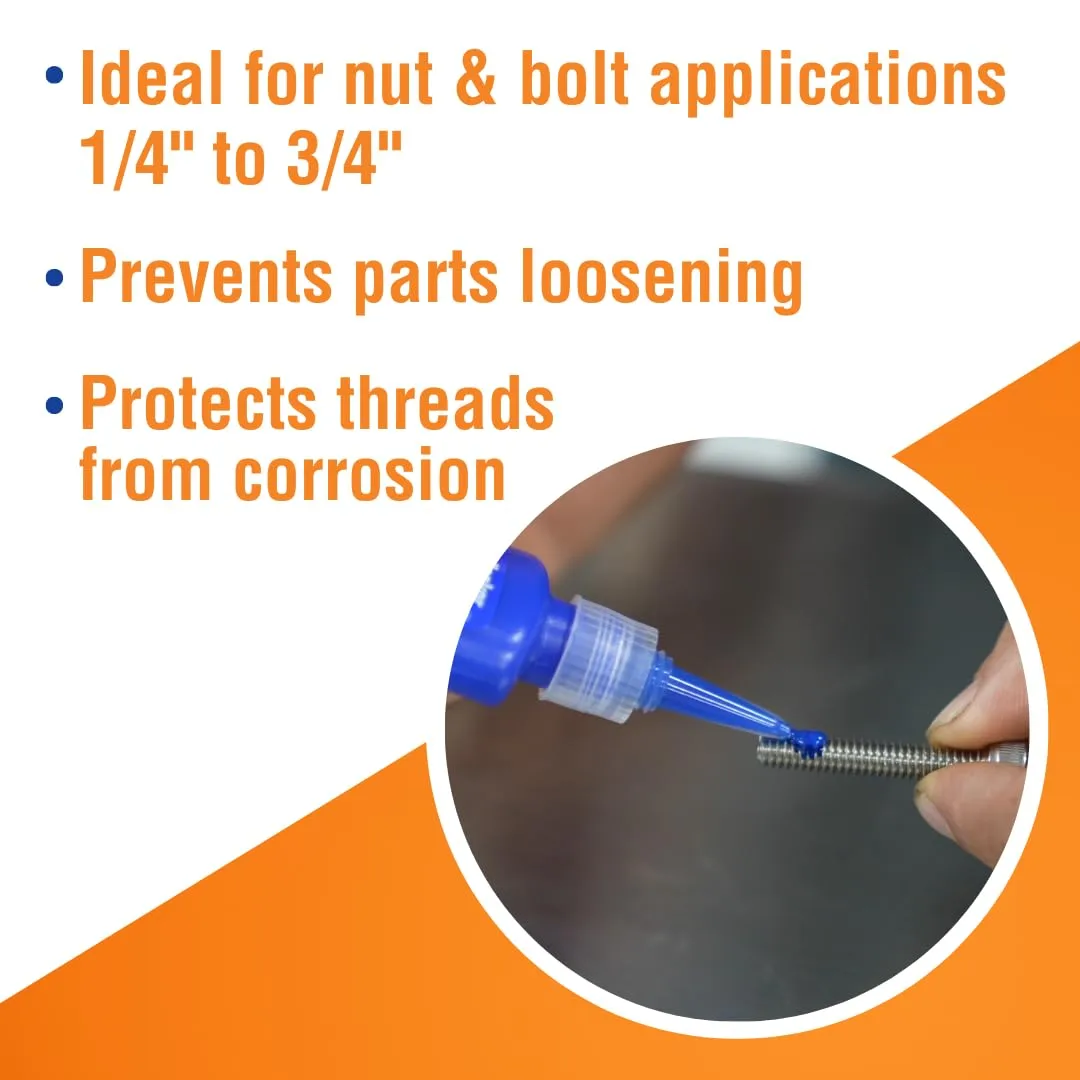 Permatex Medium Strength Threadlocker Blue Thread Lock & Screw Glue