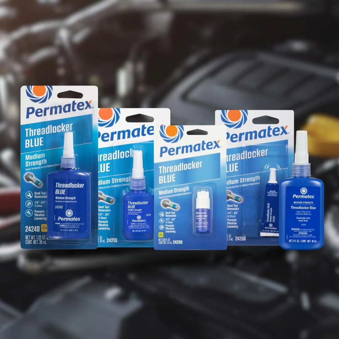 Permatex Medium Strength Threadlocker Blue Thread Lock & Screw Glue