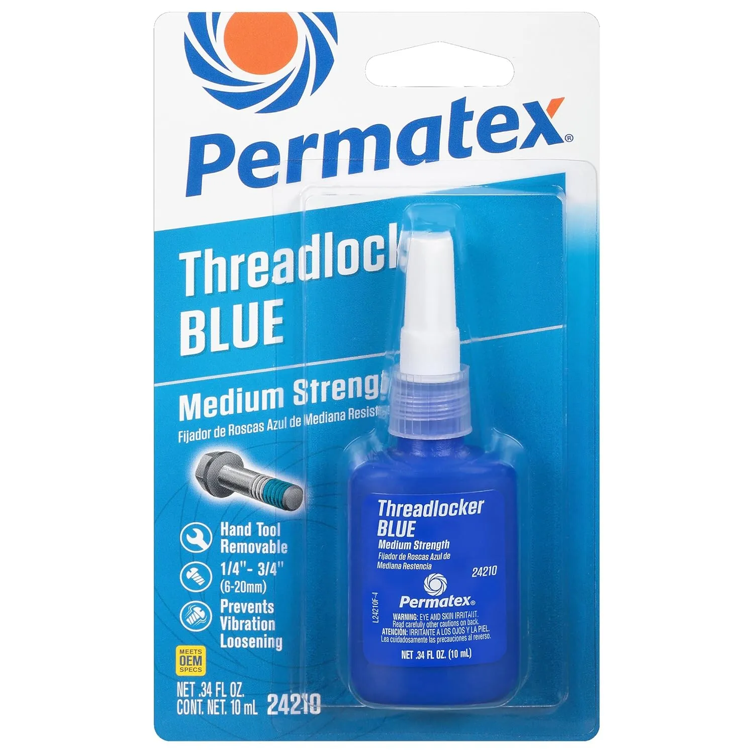 Permatex Medium Strength Threadlocker Blue Thread Lock & Screw Glue