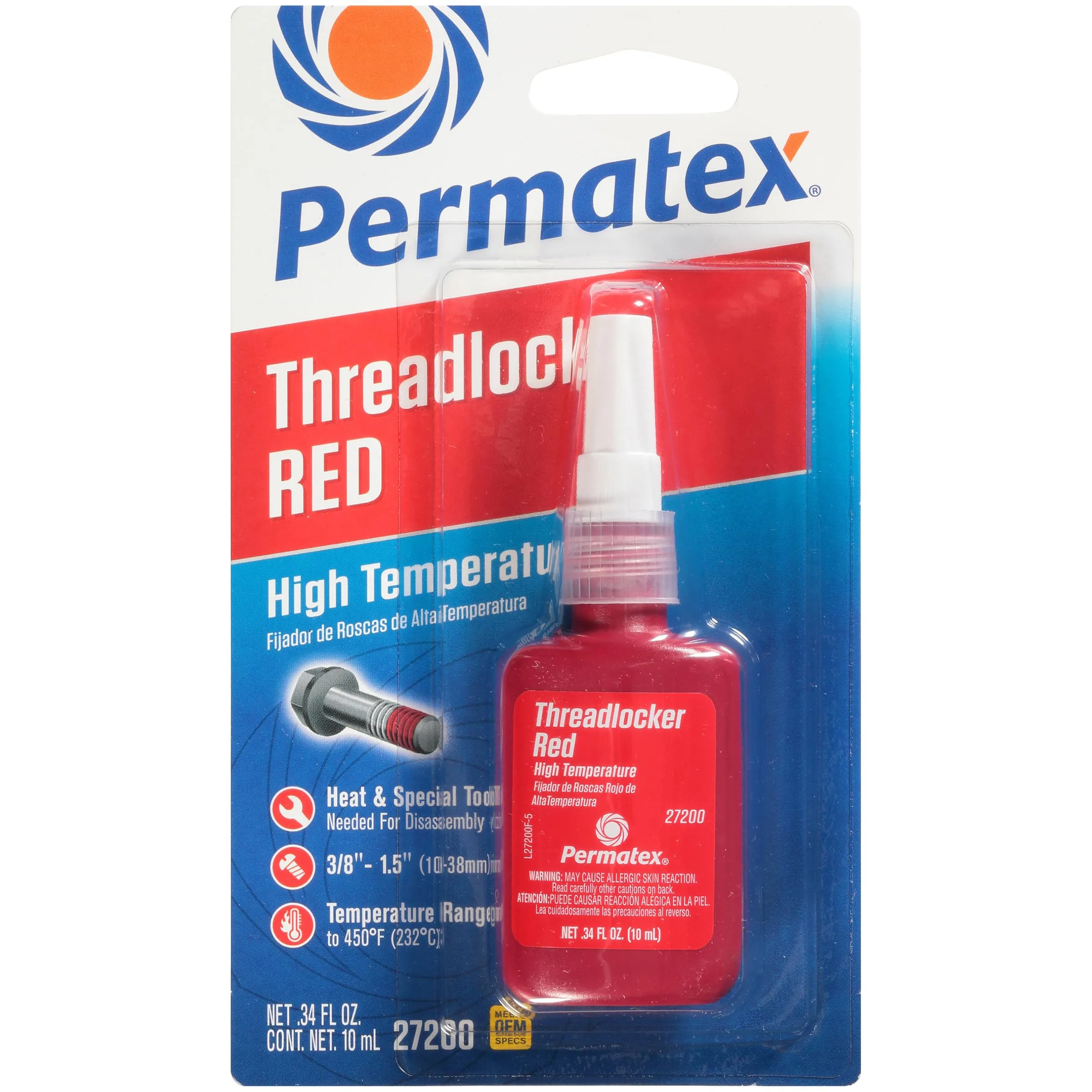 Permatex Devcon High Strength Threadlocker Red