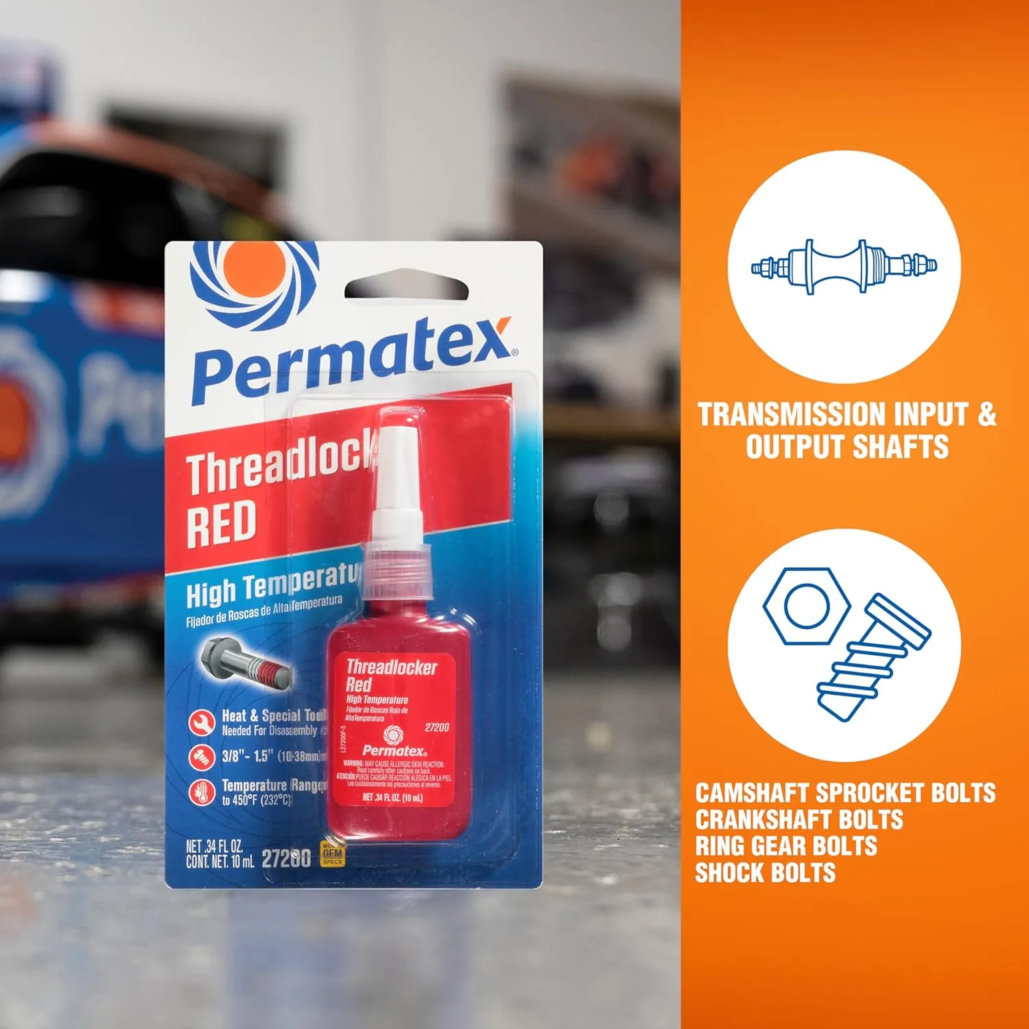 Permatex Devcon High Strength Threadlocker Red