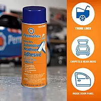 Permatex 27828 Body Shop Heavy Duty Headliner and Carpet Adhesive, 16.75 oz Aerosol Can