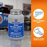 Permatex 77124 Nickel Anti-Seize Lubricant, 8 oz., Pack of 1