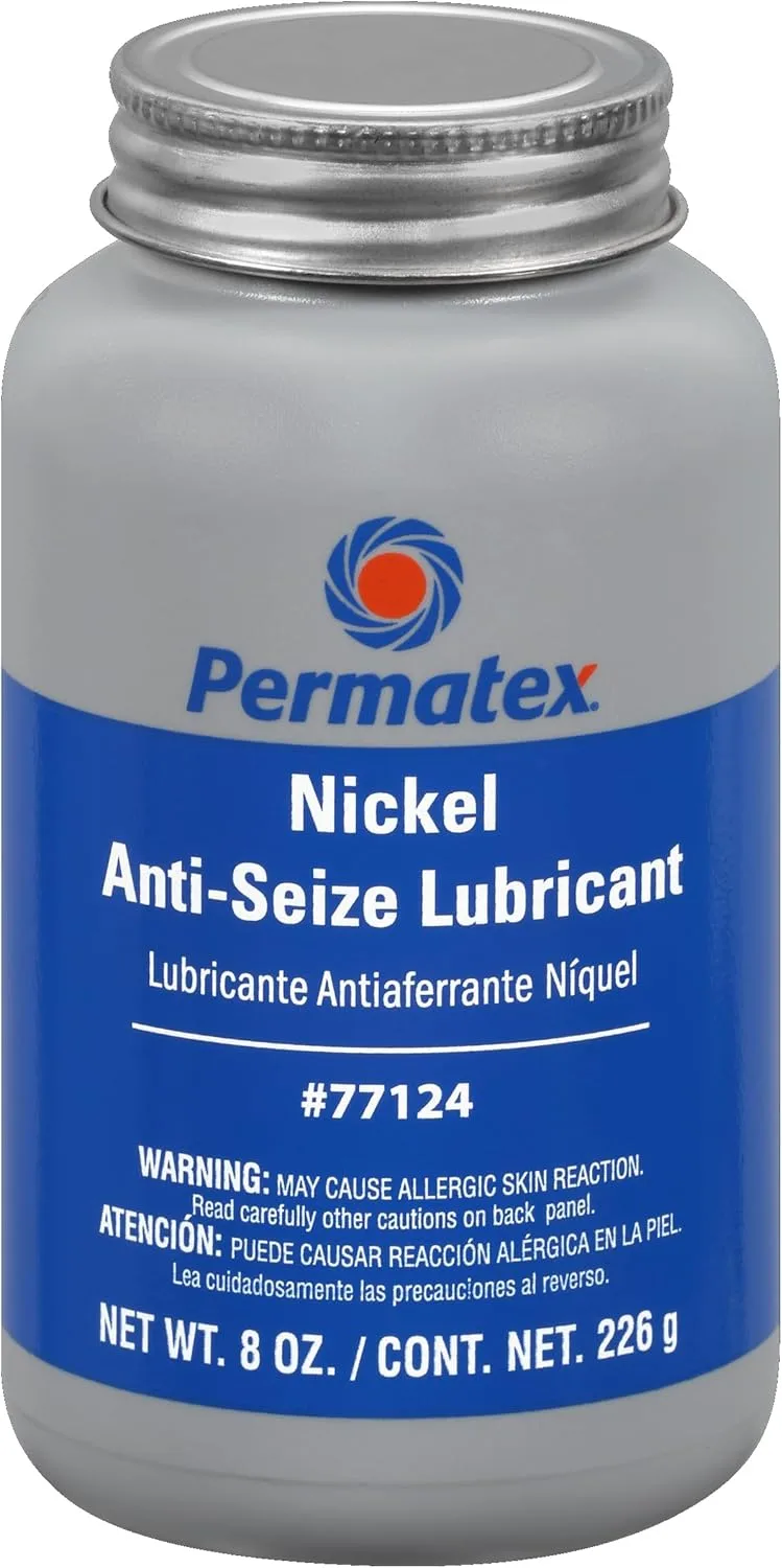 Permatex 77124 Nickel Anti-Seize Lubricant, 8 oz., Pack of 1