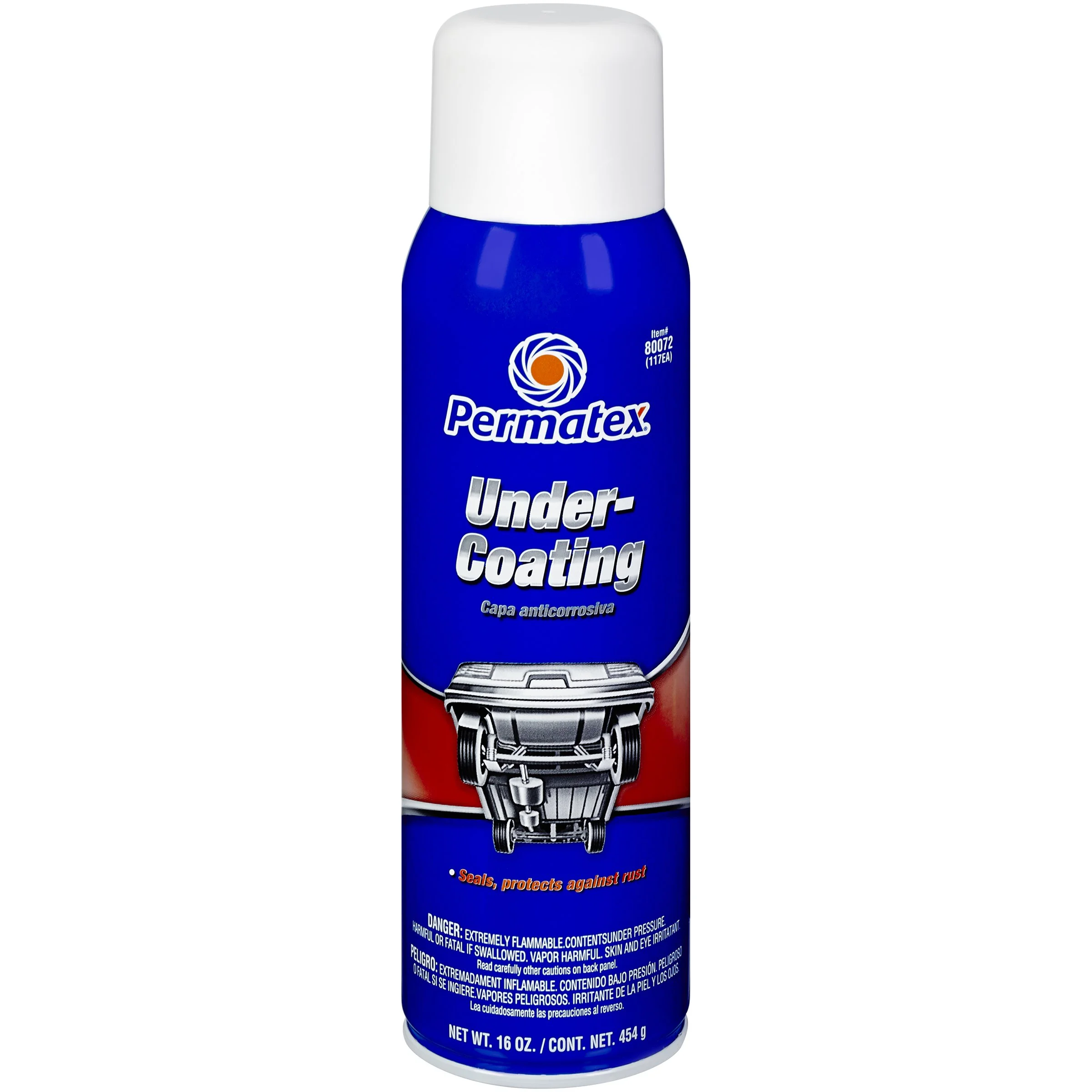 Permatex 80072 Undercoating, 16 oz. net Aerosol Can