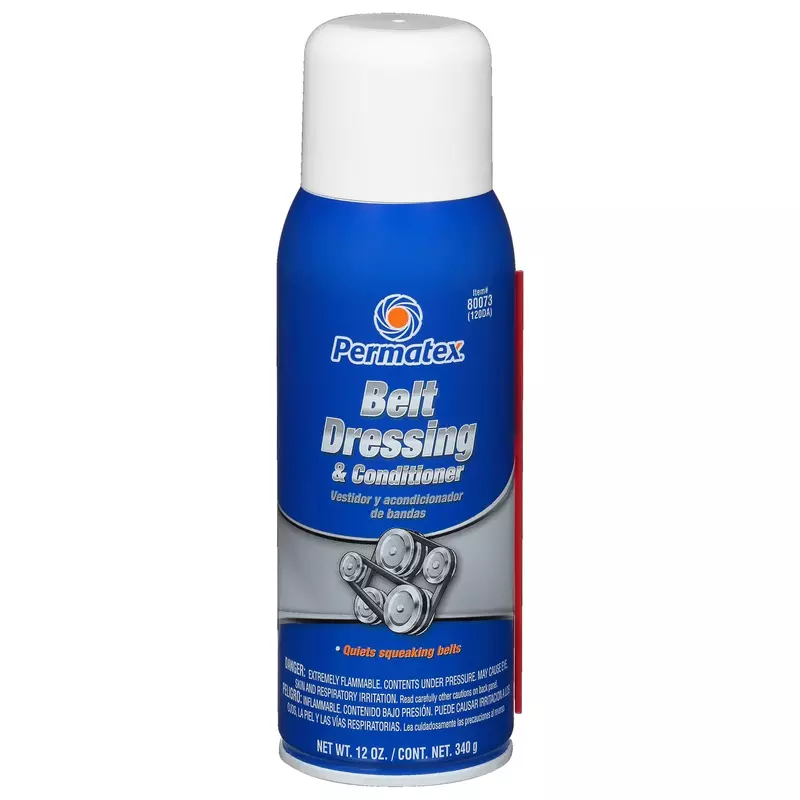 Permatex 80073 Belt Dressing and Conditioner, 12 oz. net Aerosol Can Pack of 1 12 oz.