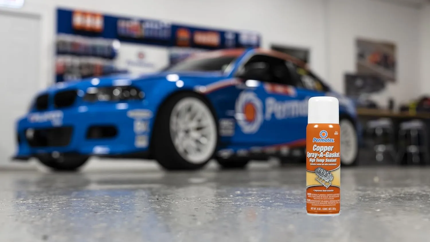 Permatex 80697 Copper Spray-A-Gasket Hi-Temp Adhesive Sealant, 9 oz. Aerosol