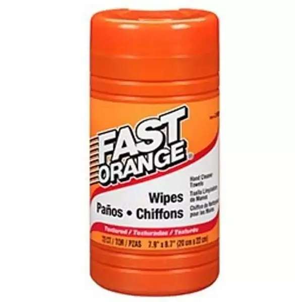 Permatex 25051 Fast Orange Hand Cleaner Wipe - 72 Count