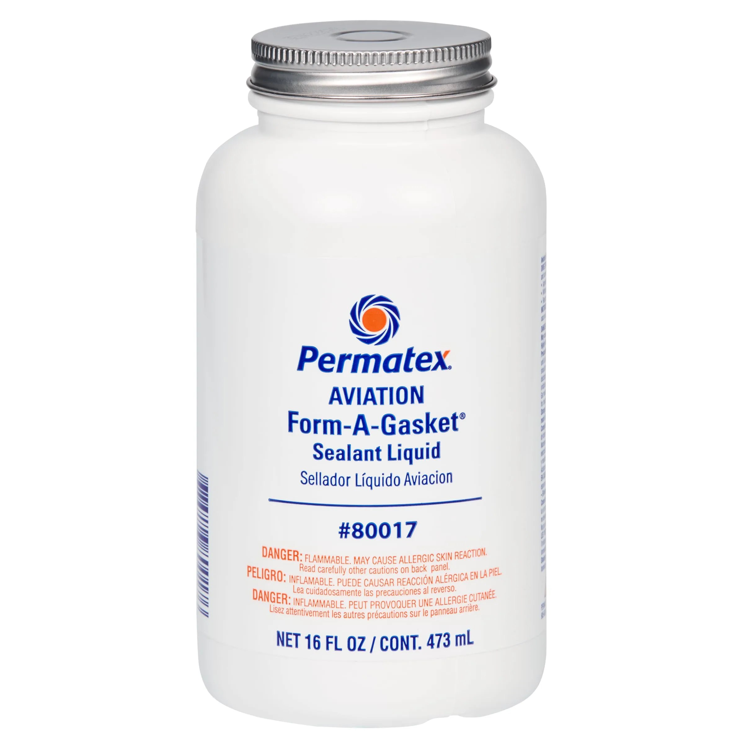 Permatex 80017 Aviation Form-A-Gasket No. 3 Sealant, 16 oz. , Brown