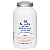 Permatex 80017 Aviation Form-A-Gasket No. 3 Sealant, 16 oz. , Brown