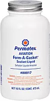 Permatex 80017 Aviation Form-A-Gasket No. 3 Sealant, 16 oz. , Brown