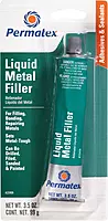 Permatex 25909 Liquid Metal Filler, 3.5 oz. + 84109 PermaPoxy 4 Minute Multi-Metal Epoxy, 0.84 oz.
